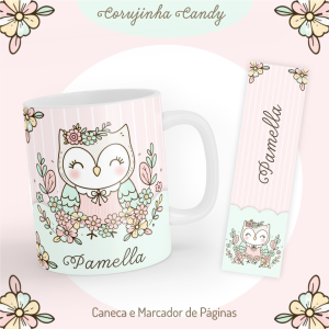 Caneca Corujinha Professora