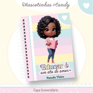 Bloquinho Mascotinha Candy Professora