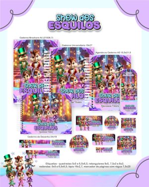 Agenda Permanente Show dos Esquilos
