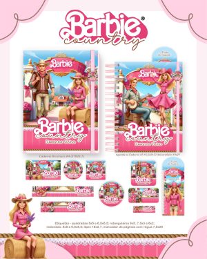 Agenda Escolar Barbie Country
