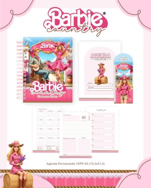 Agenda Escolar Barbie Country