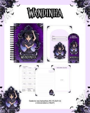 Agenda Escolar Permanente- Wandinha